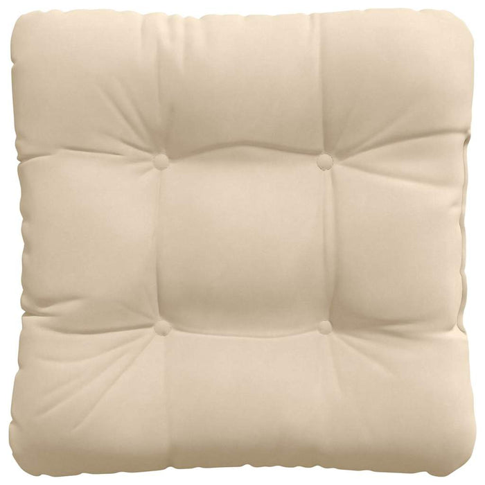 Cuscini per Seduta 4 pcs Crema 45 x 45 cm Tessuto in Microfibra 42015136