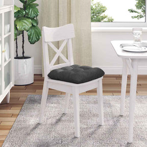 Cuscini per Seduta 4 pcs Grigio scuro 45 x 45 cm 42015139