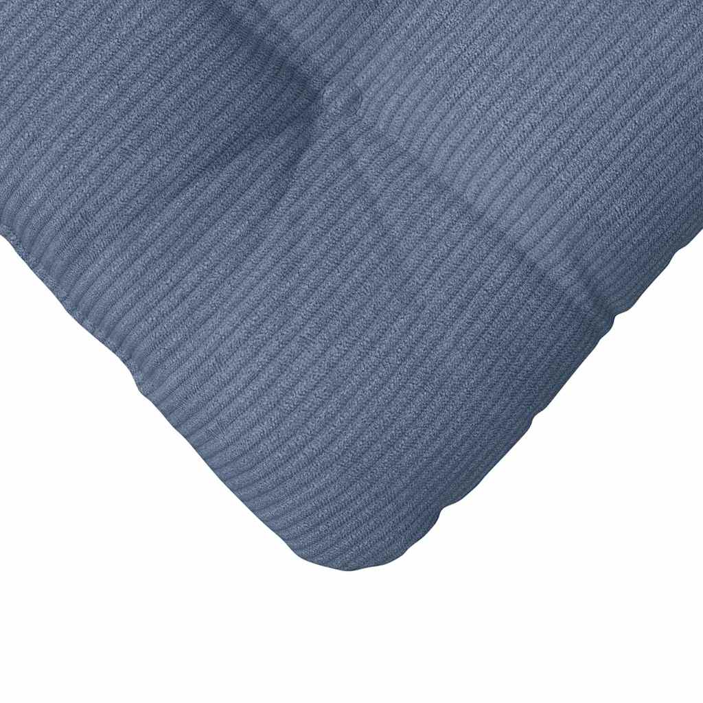 Cuscini per Seduta 4 pcs Blu 45 x 45 cm Tessuto in Cords 42015141