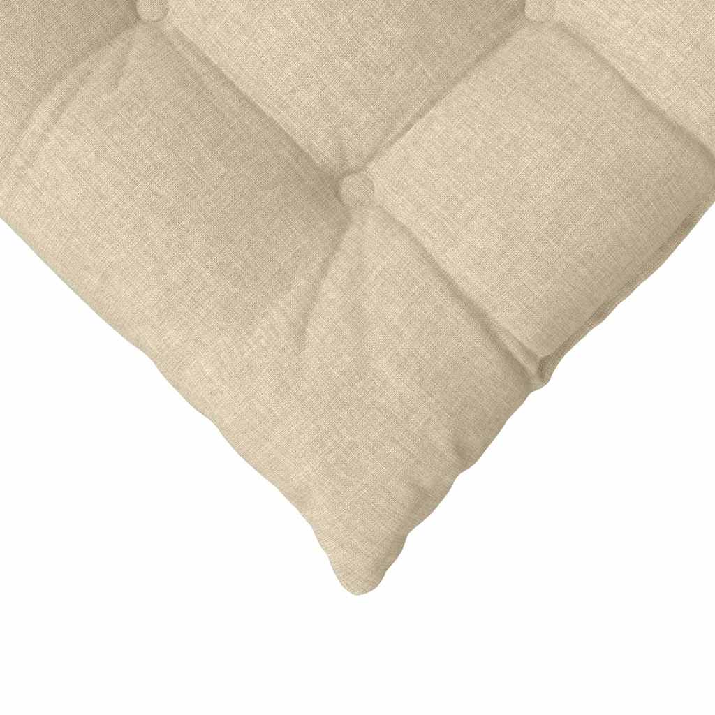 Cuscini per Seduta 2 pcs Crema 40 x 40 x 6 cm Tessuto 42015153