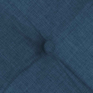 Cuscini per Seduta 2 pcs Blu 40 x 40 x 6 cm Tessuto 42015154