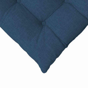 Cuscini per Seduta 2 pcs Blu 40 x 40 x 6 cm Tessuto 42015154