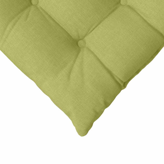 Cuscini per Seduta 2 pcs Verde chiaro 40 x 40 x 6 cm Tessuto 42015156