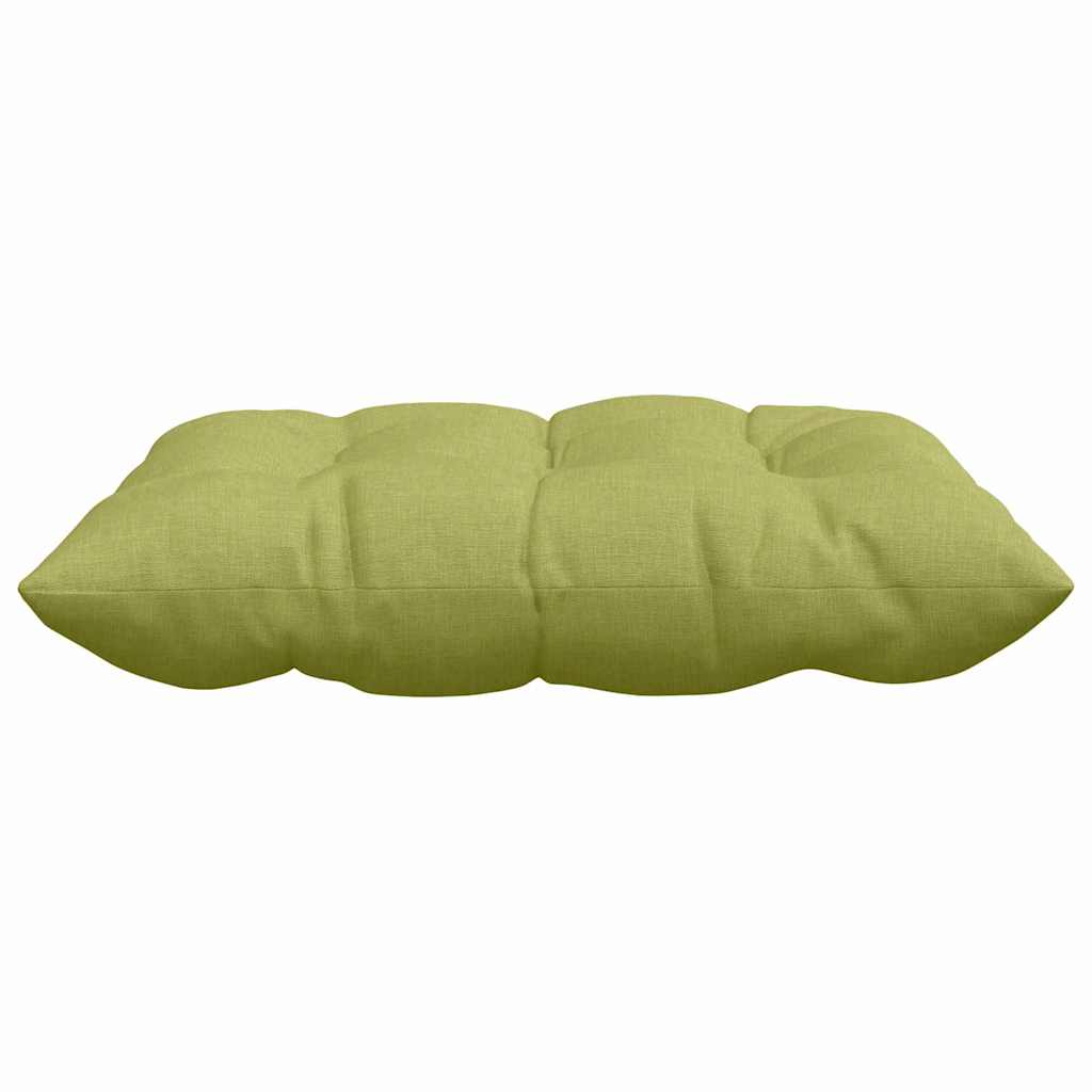 Cuscini per Seduta 2 pcs Verde chiaro 40 x 40 x 6 cm Tessuto 42015156