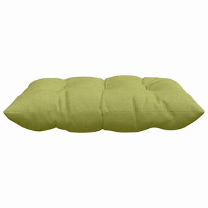 Cuscini per Seduta 2 pcs Verde chiaro 40 x 40 x 6 cm Tessuto 42015156