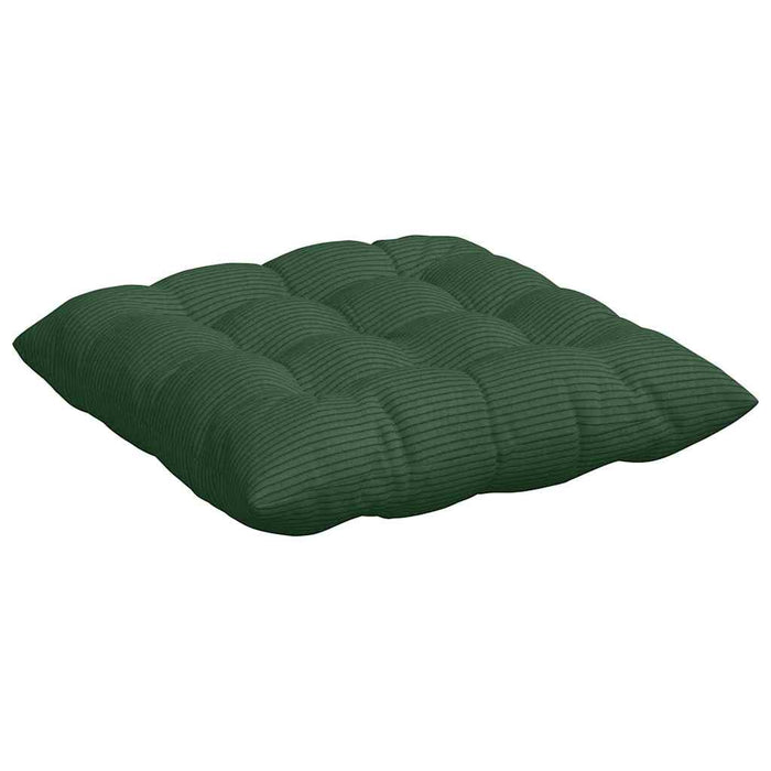 Cuscini per Seduta 4 pcs Verde Scuro 40 x 40 x 6 cm 42015186