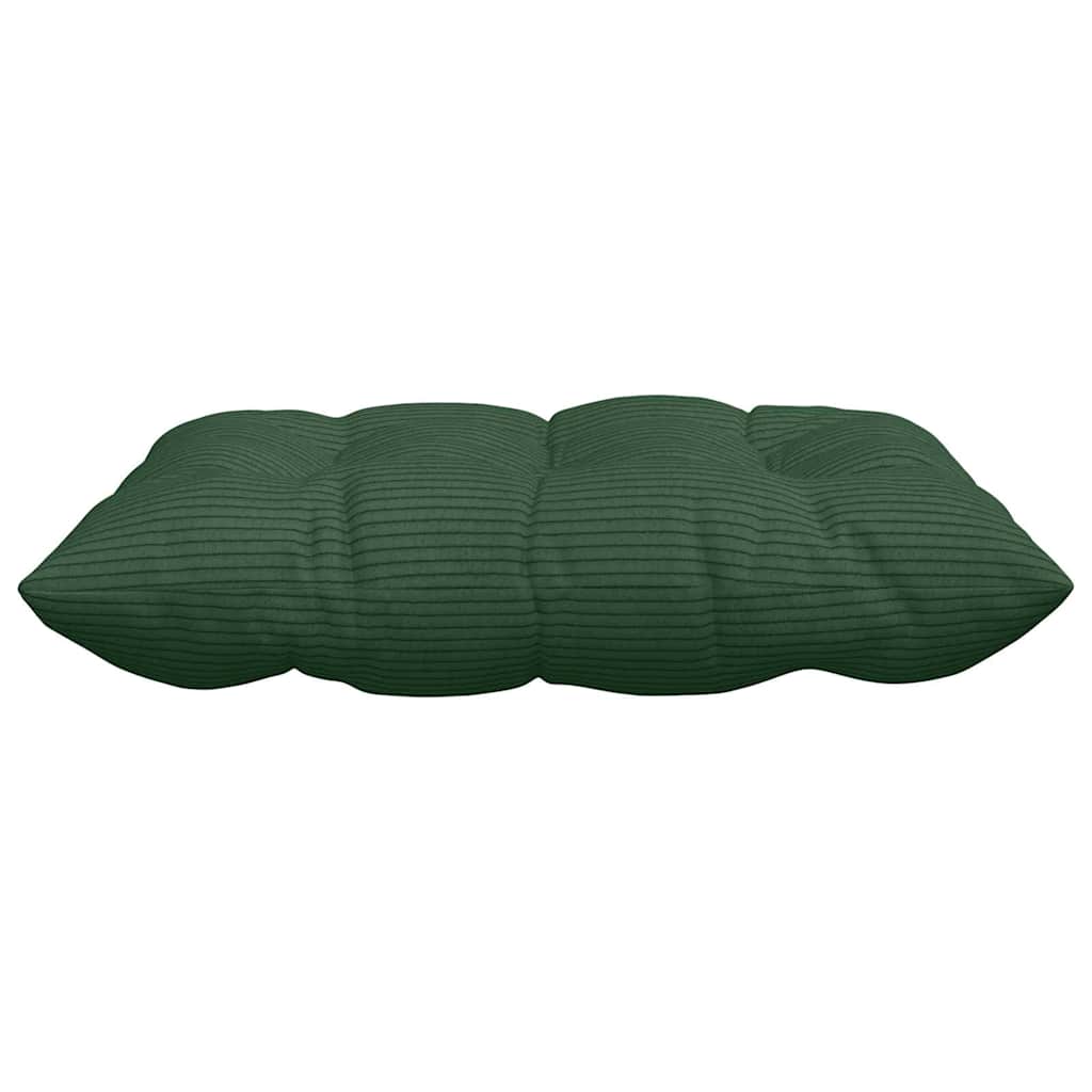 Cuscini per Seduta 4 pcs Verde Scuro 40 x 40 x 6 cm 42015186
