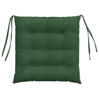 Cuscini per Seduta 4 pcs Verde Scuro 40 x 40 x 6 cm 42015186