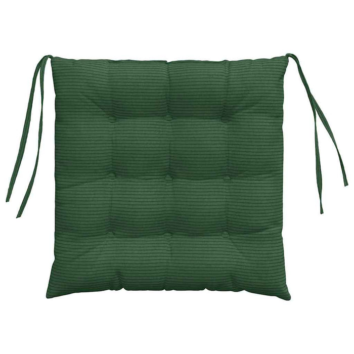 Cuscini per Seduta 4 pcs Verde Scuro 40 x 40 x 6 cm 42015186