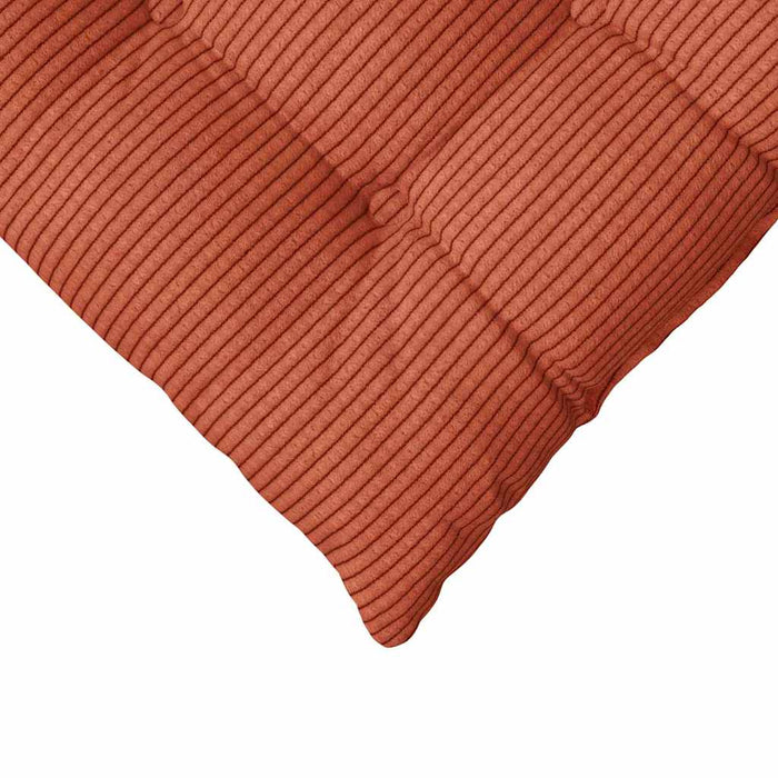 Cuscini per Seduta 4 pcs Rosso Arancio 40 x 40 x 6 cm 42015188
