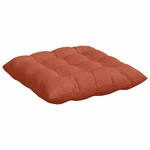 Cuscini per Seduta 4 pcs Rosso Arancio 40 x 40 x 6 cm 42015188