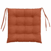 Cuscini per Seduta 4 pcs Rosso Arancio 40 x 40 x 6 cm 42015188