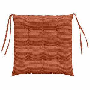 Cuscini per Seduta 4 pcs Rosso Arancio 40 x 40 x 6 cm 42015188