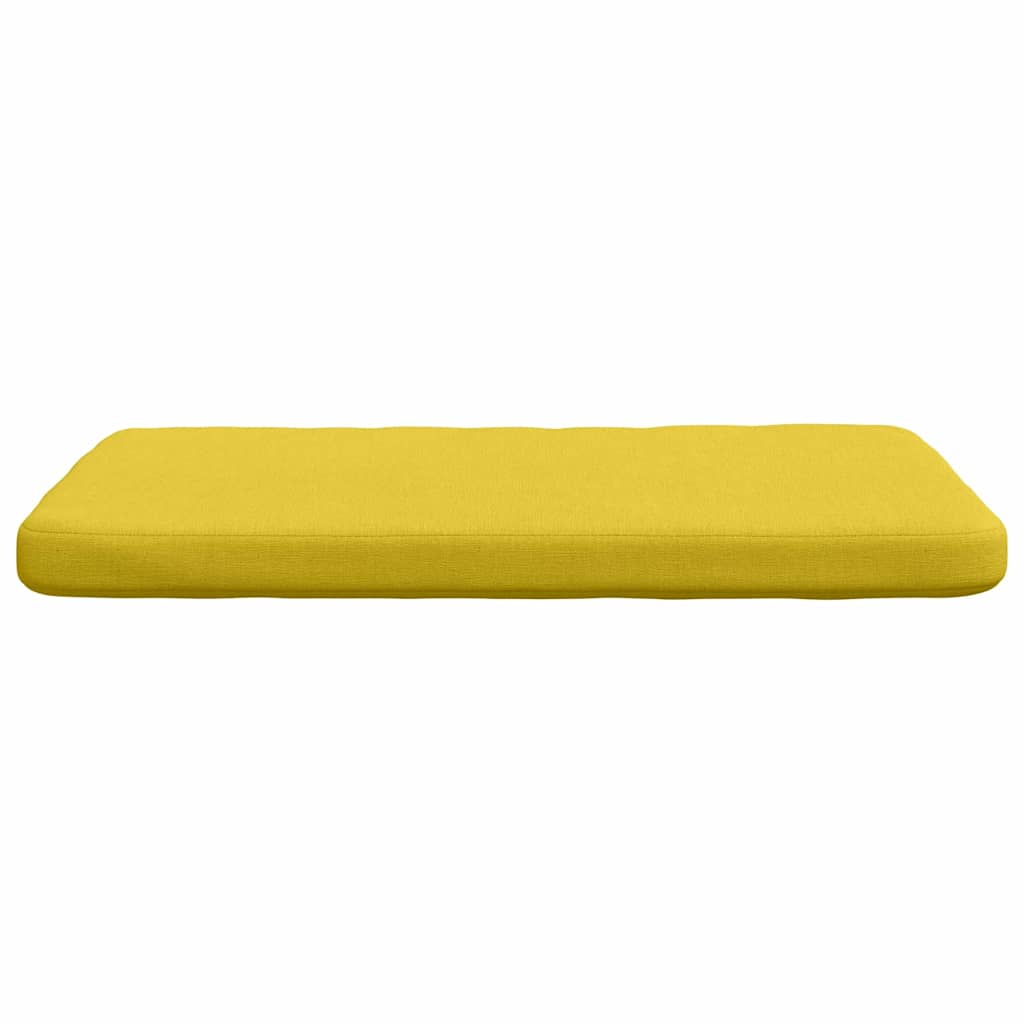 Cuscini per Seduta 4 pcs Giallo Chiaro 40 x 40 x 3 cm Tessuto 42015198