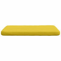 Cuscini per Seduta 4 pcs Giallo Chiaro 40 x 40 x 3 cm Tessuto 42015198