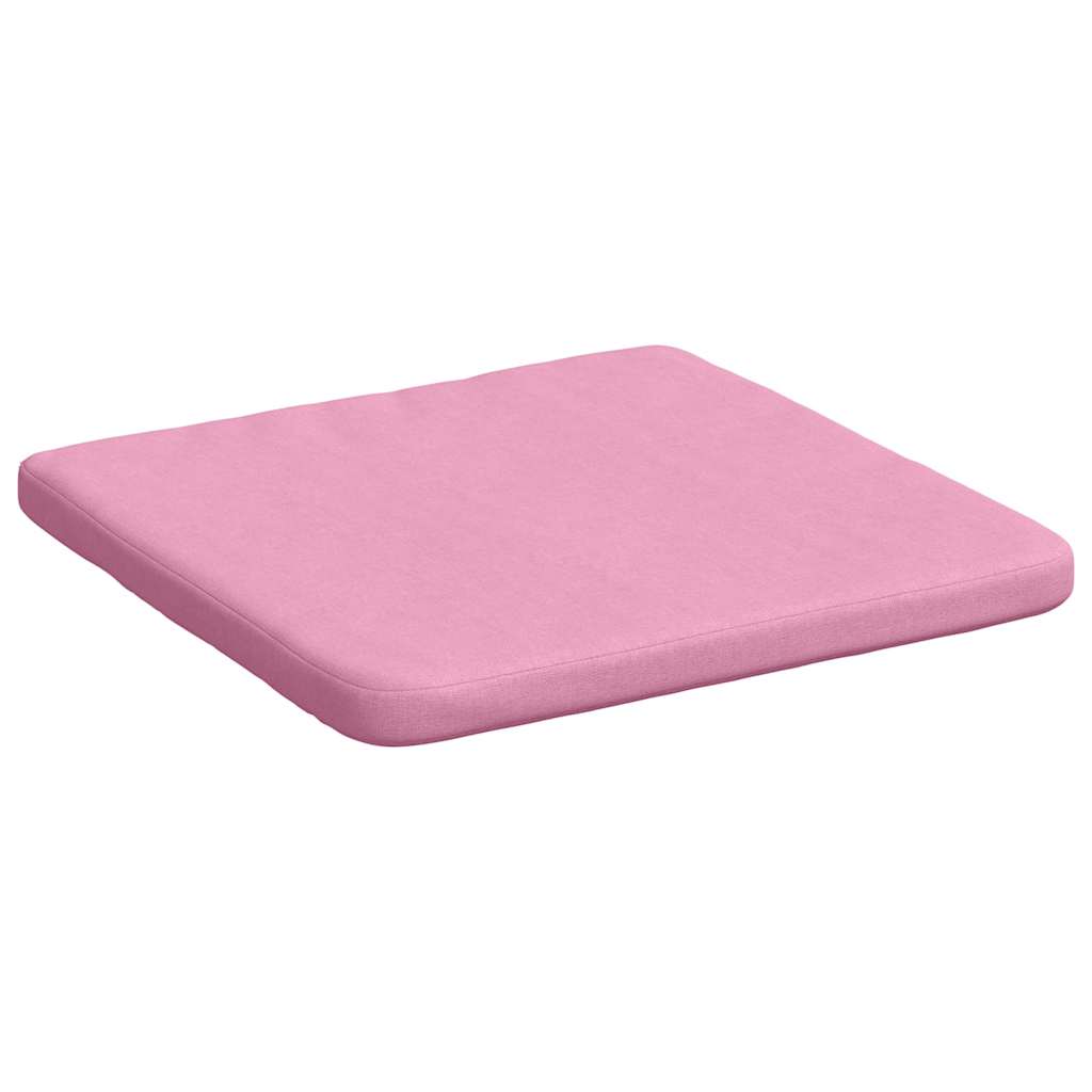 Cuscini per Seduta 4 pcs Rosa 40 x 40 x 3 cm Tessuto 42015204
