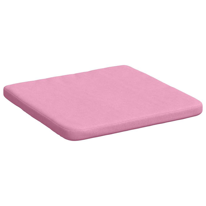 Cuscini per Seduta 4 pcs Rosa 40 x 40 x 3 cm Tessuto 42015204