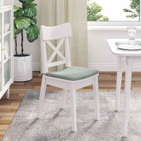 Cuscini per Seduta 4 pcs Grigio chiaro 40 x 40 x 3 cm Velluto 42015206