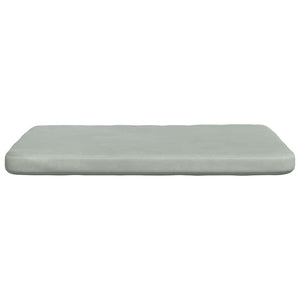 Cuscini per Seduta 4 pcs Grigio chiaro 40 x 40 x 3 cm Velluto 42015206