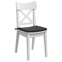 Cuscini per Seduta 4 pcs Nero 40 x 40 x 3 cm Velluto 42015212