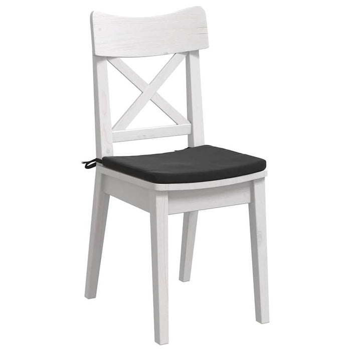 Cuscini per Seduta 4 pcs Nero 40 x 40 x 3 cm Velluto 42015212