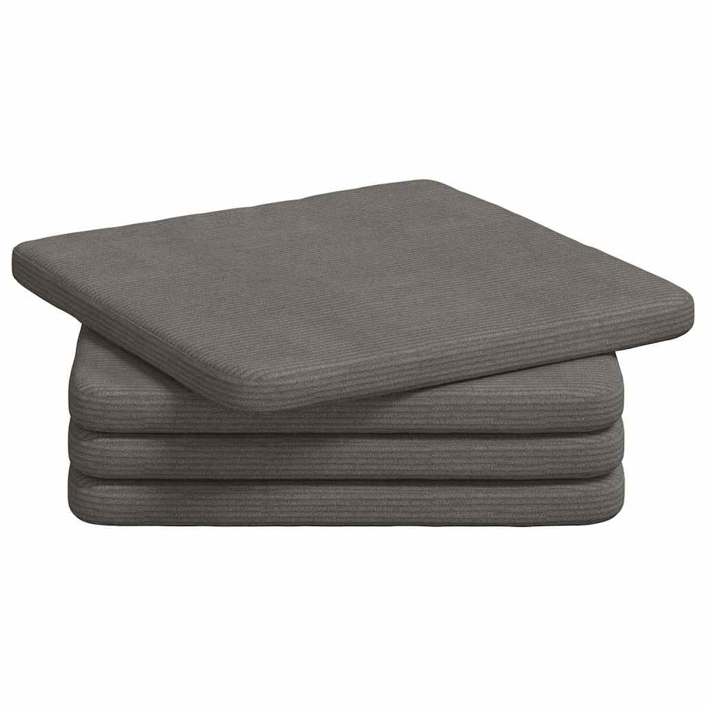 Cuscini per Seduta 4 pcs Grigio chiaro 40 x 40 x 3 cm 42015224