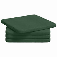 Cuscini per Seduta 4 pcs Verde Scuro 40 x 40 x 3 cm 42015229
