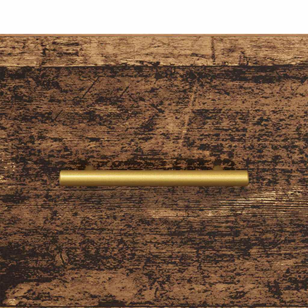 Comodino con cassetto 2 pcs Legno vecchio 40 x 35 x 47,5 cm 884068