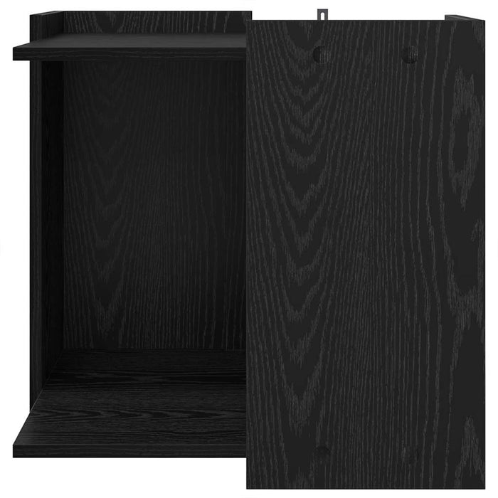 Rifugio per lettiera per gatti Rovere nero 53 x 53 x 51 cm 884069