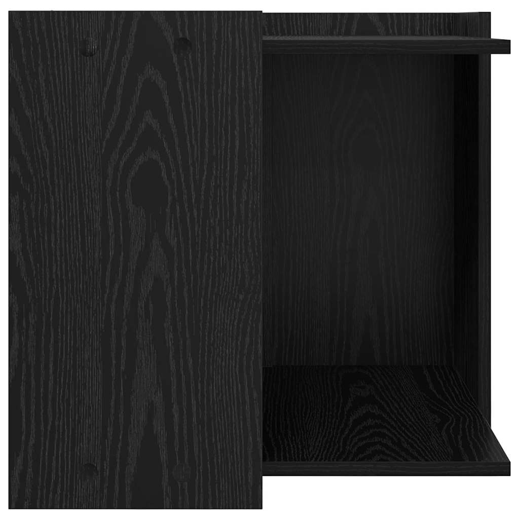 Rifugio per lettiera per gatti Rovere nero 53 x 53 x 51 cm 884069
