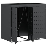 Contenitore per Rifiuti per 2 Bidoni Antracite 3394743