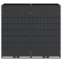 Contenitore per Rifiuti per 2 Bidoni Antracite 3394743