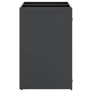 Contenitore per Rifiuti per 2 Bidoni Antracite 3394743