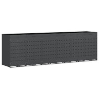 Contenitore per Rifiuti per 6 Bidoni Antracite 3394747