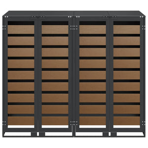 Contenitore per Rifiuti per 3 Bidoni Antracite 3394768