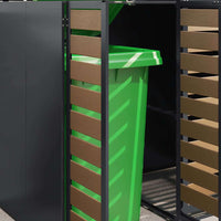 Contenitore per Rifiuti per 3 Bidoni Antracite 3394770