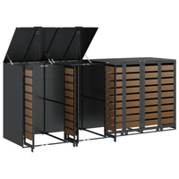 Contenitore per Rifiuti per 3 Bidoni Antracite 3394770