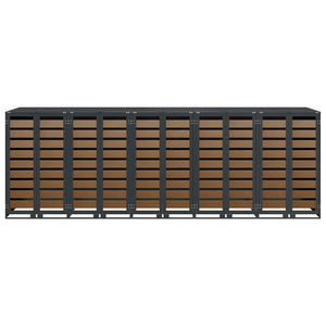 Contenitore per Rifiuti per 3 Bidoni Antracite 3394771