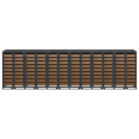 Contenitore per Rifiuti per 3 Bidoni Antracite 3394772