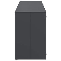 Contenitore per Rifiuti per 3 Bidoni Antracite 3394772