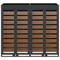 Contenitore per Rifiuti per 3 Bidoni Antracite 3394773