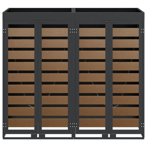 Contenitore per Rifiuti per 3 Bidoni Antracite 3394773