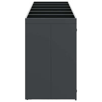 Contenitore per Rifiuti per 3 Bidoni Antracite 3394777