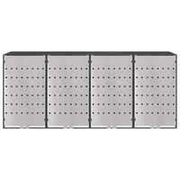 Contenitore per Rifiuti per 3 Bidoni Antracite 3394780