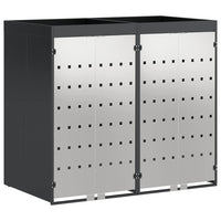 Contenitore per Rifiuti per 3 Bidoni Antracite 3394783