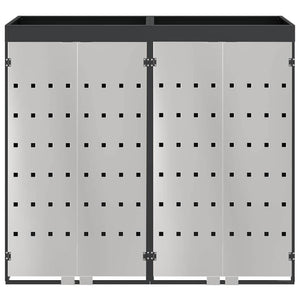 Contenitore per Rifiuti per 3 Bidoni Antracite 3394783