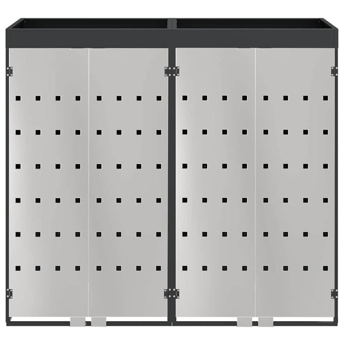 Contenitore per Rifiuti per 3 Bidoni Antracite 3394783