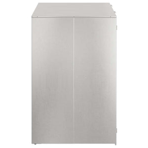 Contenitore per Rifiuti per 3 Bidoni Argento 3394788