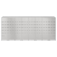 Contenitore per Rifiuti per 3 Bidoni Argento 3394790