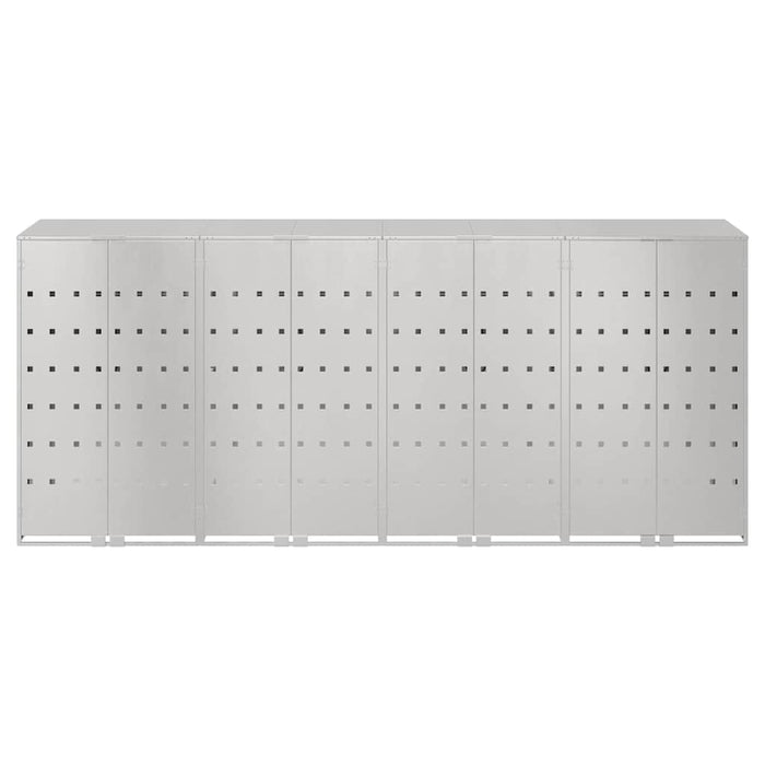 Contenitore per Rifiuti per 3 Bidoni Argento 3394790